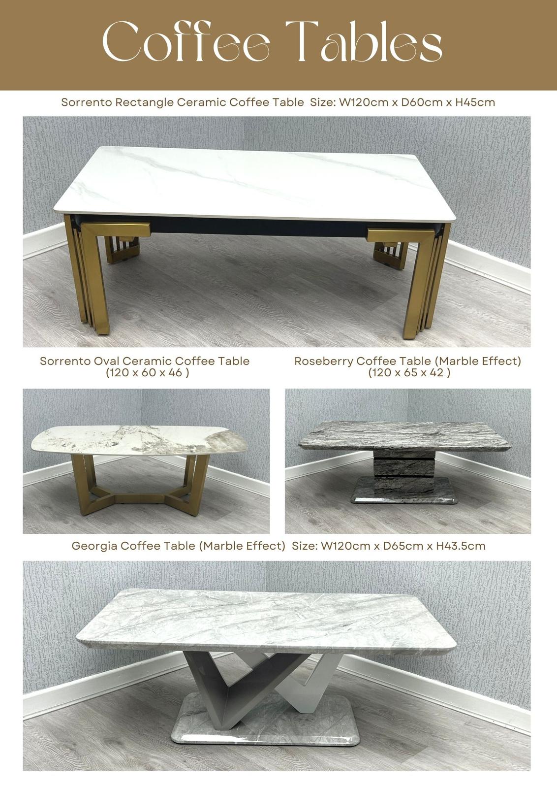 COFFEE TABLES