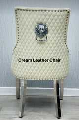 1.2M Louis Light Grey Marble Table With 4 Majestic Dark Grey Chairs