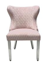 1M Square Dining Table + 4 Valentino Dining chairs Lion Knocker