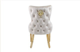 2M Monaco Gold Dining Table