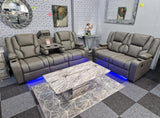 Roma Electric Recliner 3 Seater sofa +  Electric Recliner 2 Seater Genuine Leather