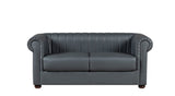 IYO CHESTERFIELD 3+2 BONDED LEATHER – GREY