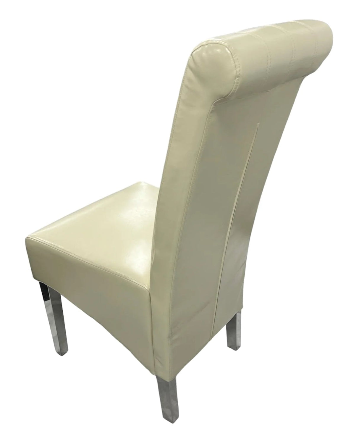 1M Square Dining Table + 4 Valentino Dining chairs Lion Knocker