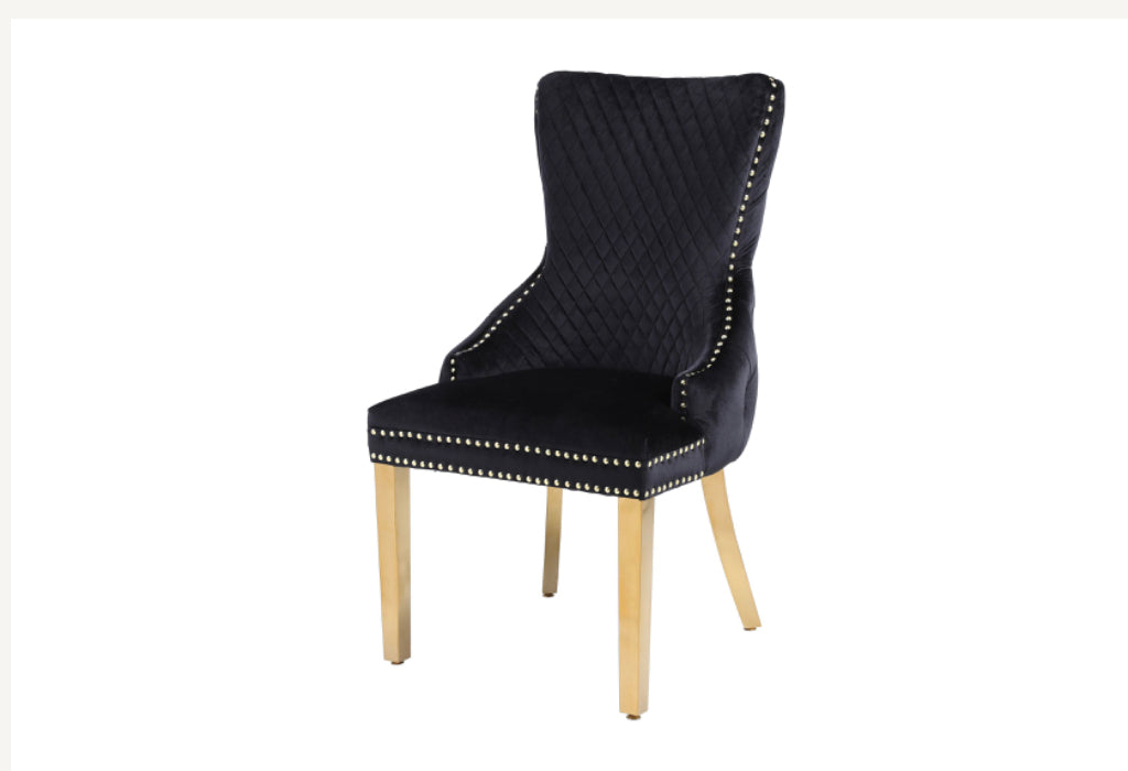 2M Monaco Gold Dining Table