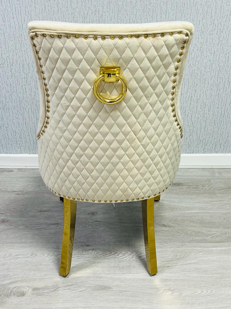 2M Monaco Gold Dining Table