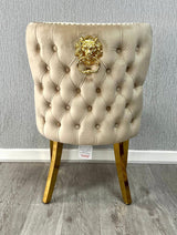 2M Monaco Gold Dining Table