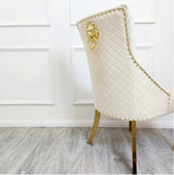 2M Monaco Gold Dining Table