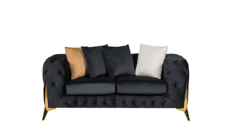 MATRIX 3+2 FABRIC PLUSH VELVET - BALCK