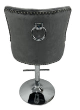 Valencia Bar Stool Ring Knocker Dark Grey
