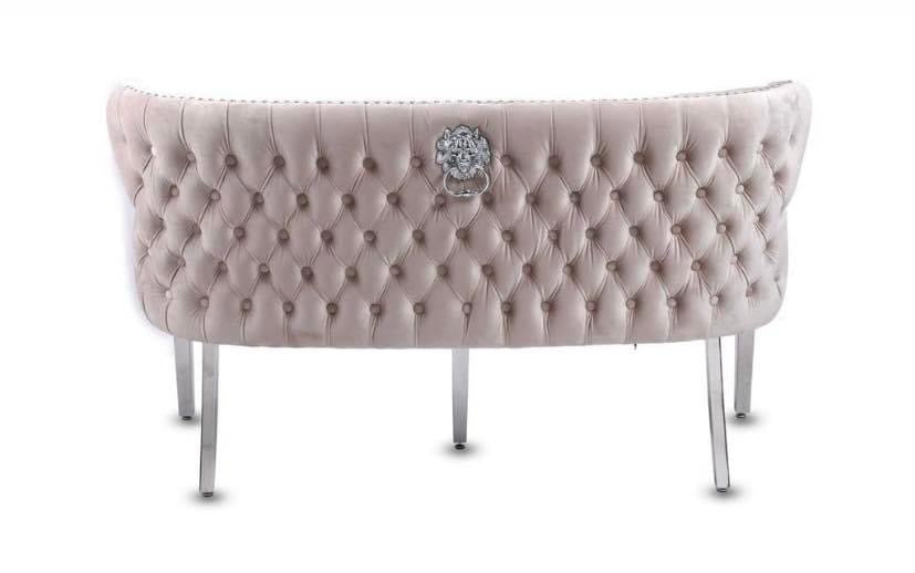 Valentino Mink Bench Matching With Valentino & Majestic & Sofia Chairs