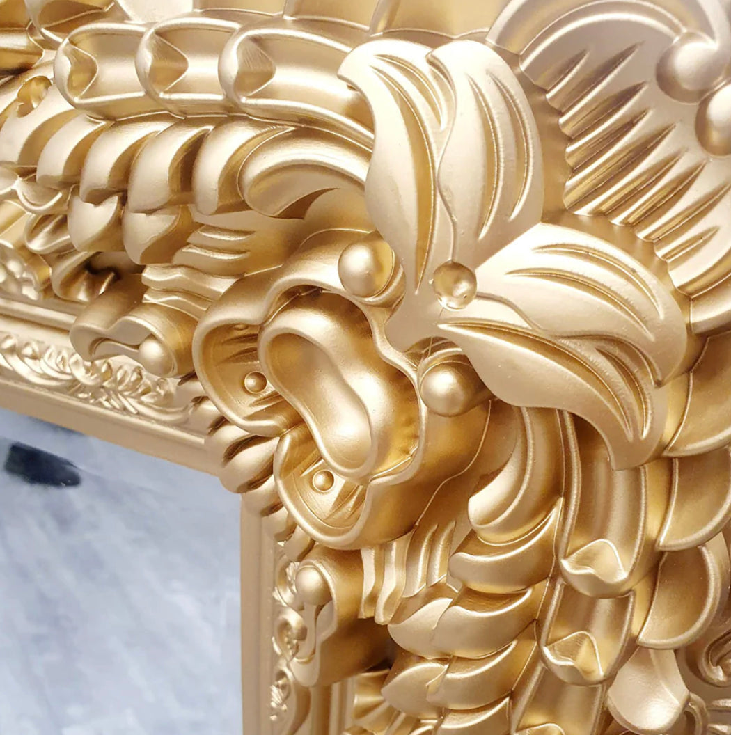 Roma Bevel Mirror in Gold