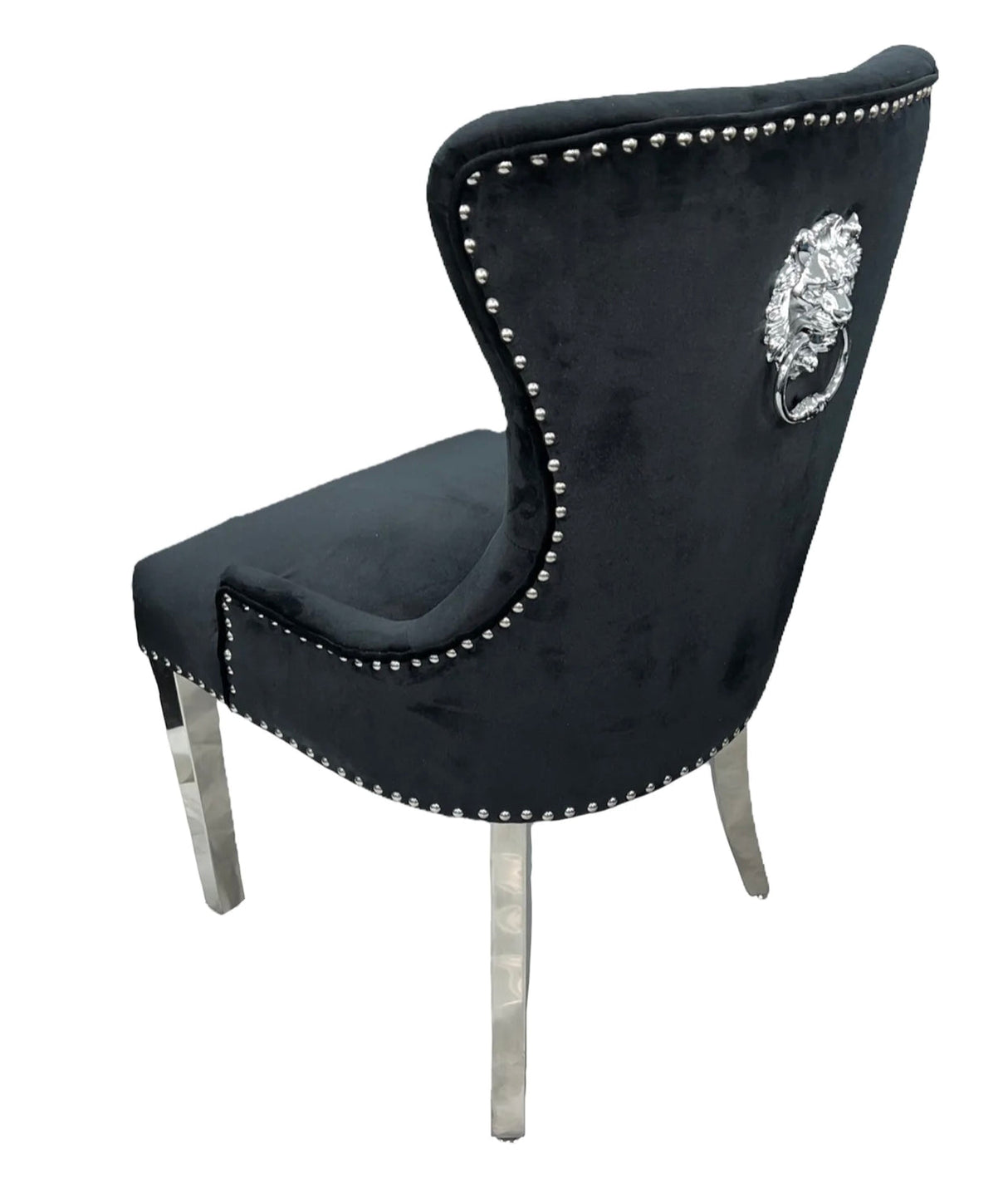 Chelsea Black Lion Knocker Chair