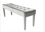 Majestic Silver Bench Match With Majestic & Valentino Chairs
