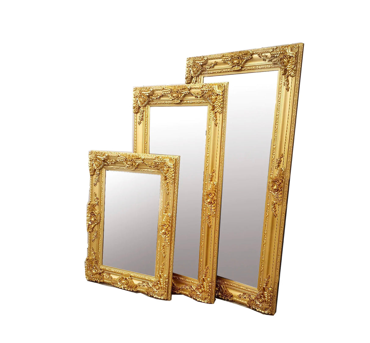 Roma Bevel Mirror in Gold