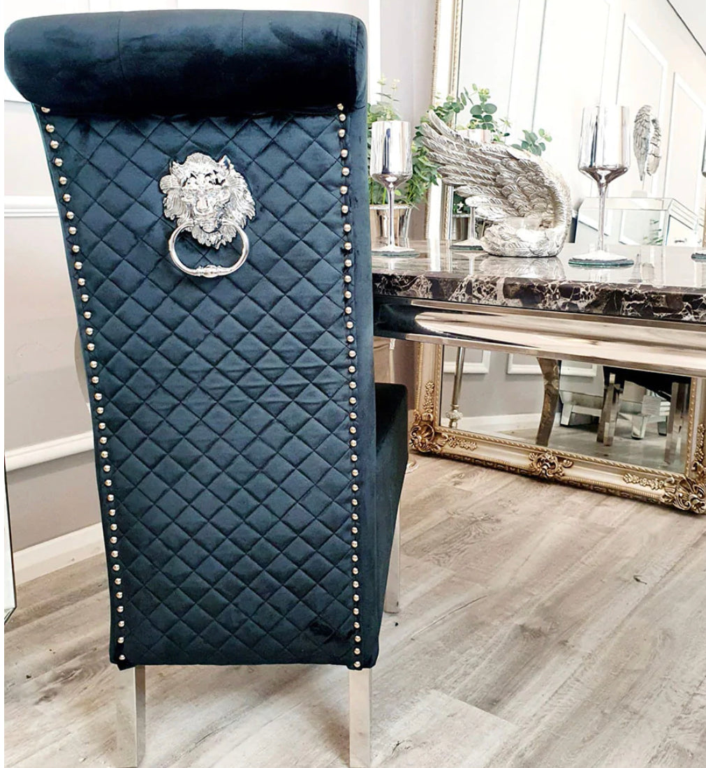 Majestic Black Bench Match With Sofia - Majestic & Valentino Chairs