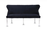 Valentino Black Bench Matching With Valentino & Majestic & Sofia Chairs