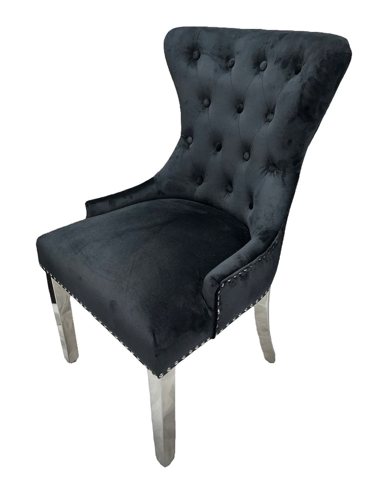 Chelsea Black Lion Knocker Chair