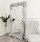 Roma Bevel Mirror in Silver