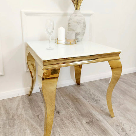 Louis Gold Lamp Table