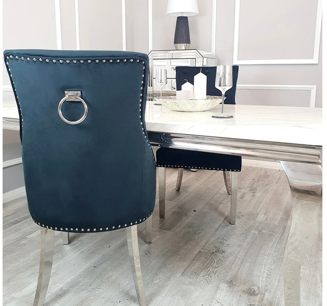 Valencia Black Ring Knocker Chair