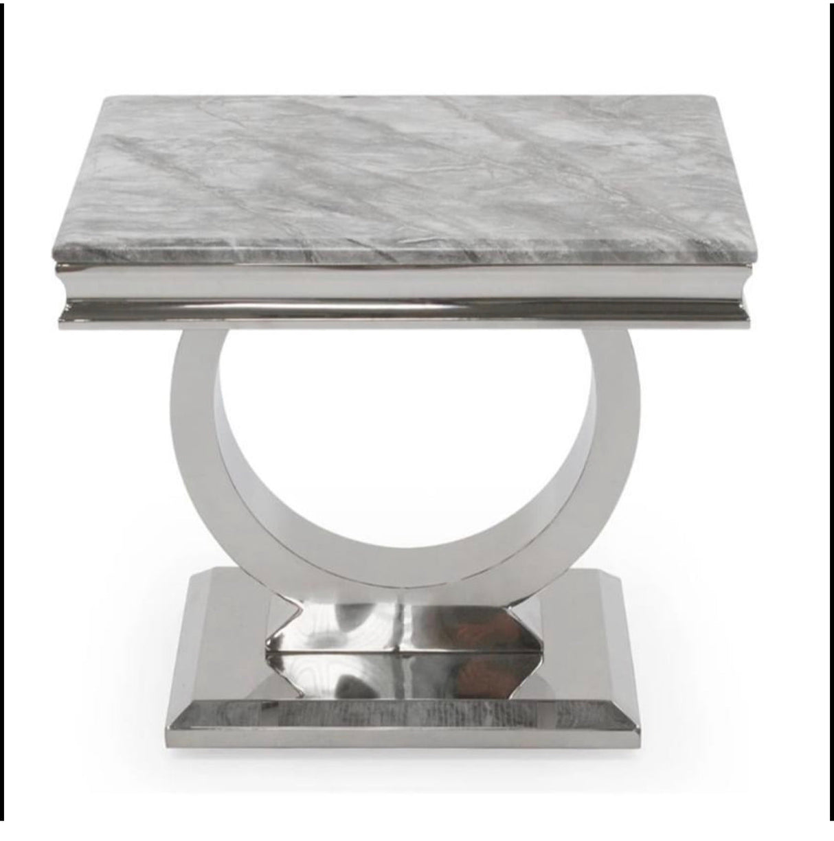 Arianna Marble Lamp Table