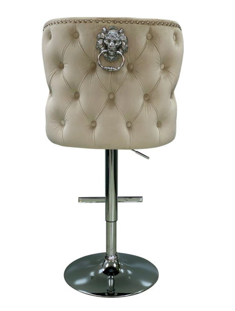 Valentino Mink Lion Knocker Bar stool
