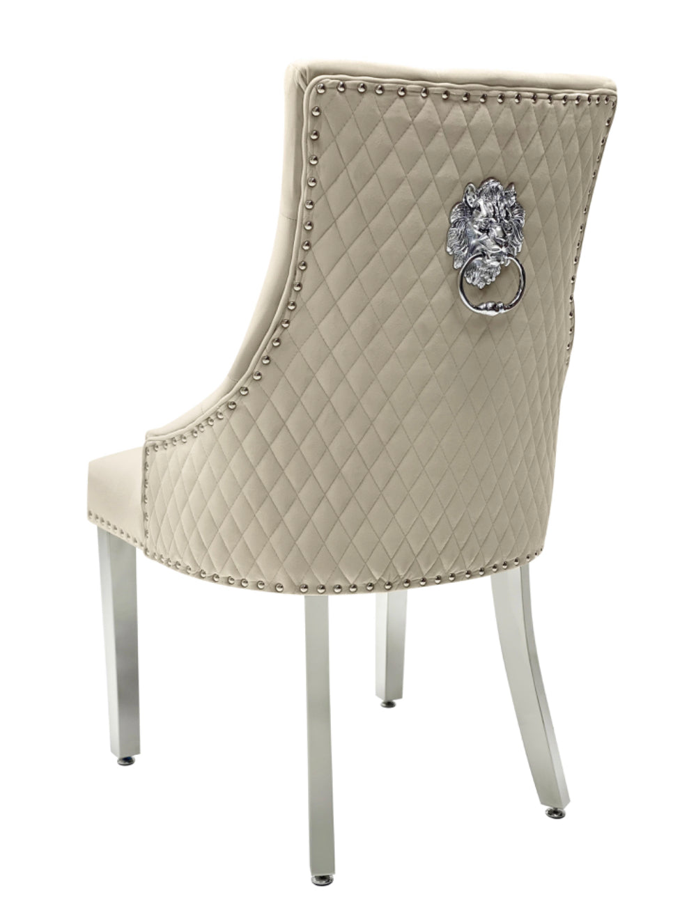 Majestic Mink Lion Knocker Chair