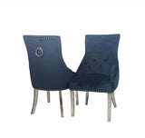 Valencia Black Ring Knocker Chair