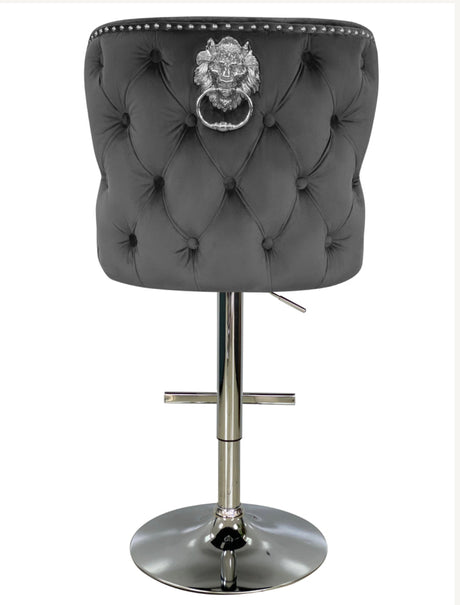 Valentino Lion Knocker Bar Stool