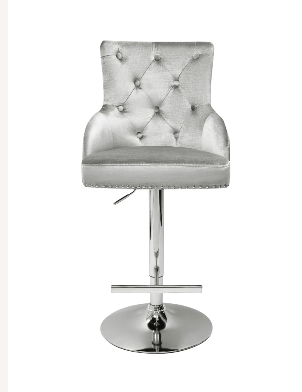 Majestic Silver Bar Stool