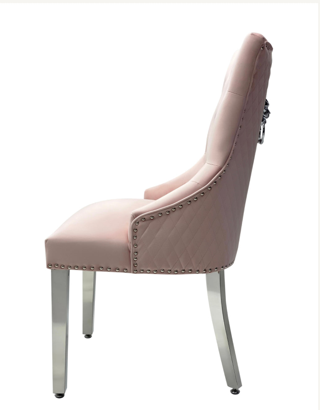 Majestic Pink Lion Knocker Chair
