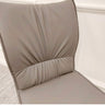 Flora Leather Dining Chair With Black Legs