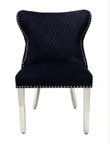 Majestic Black Bench Match With Sofia - Majestic & Valentino Chairs