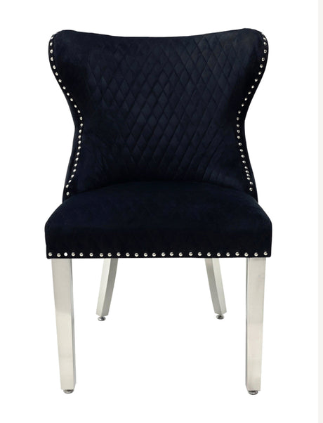 Valentino Black Lion Knocker Chair