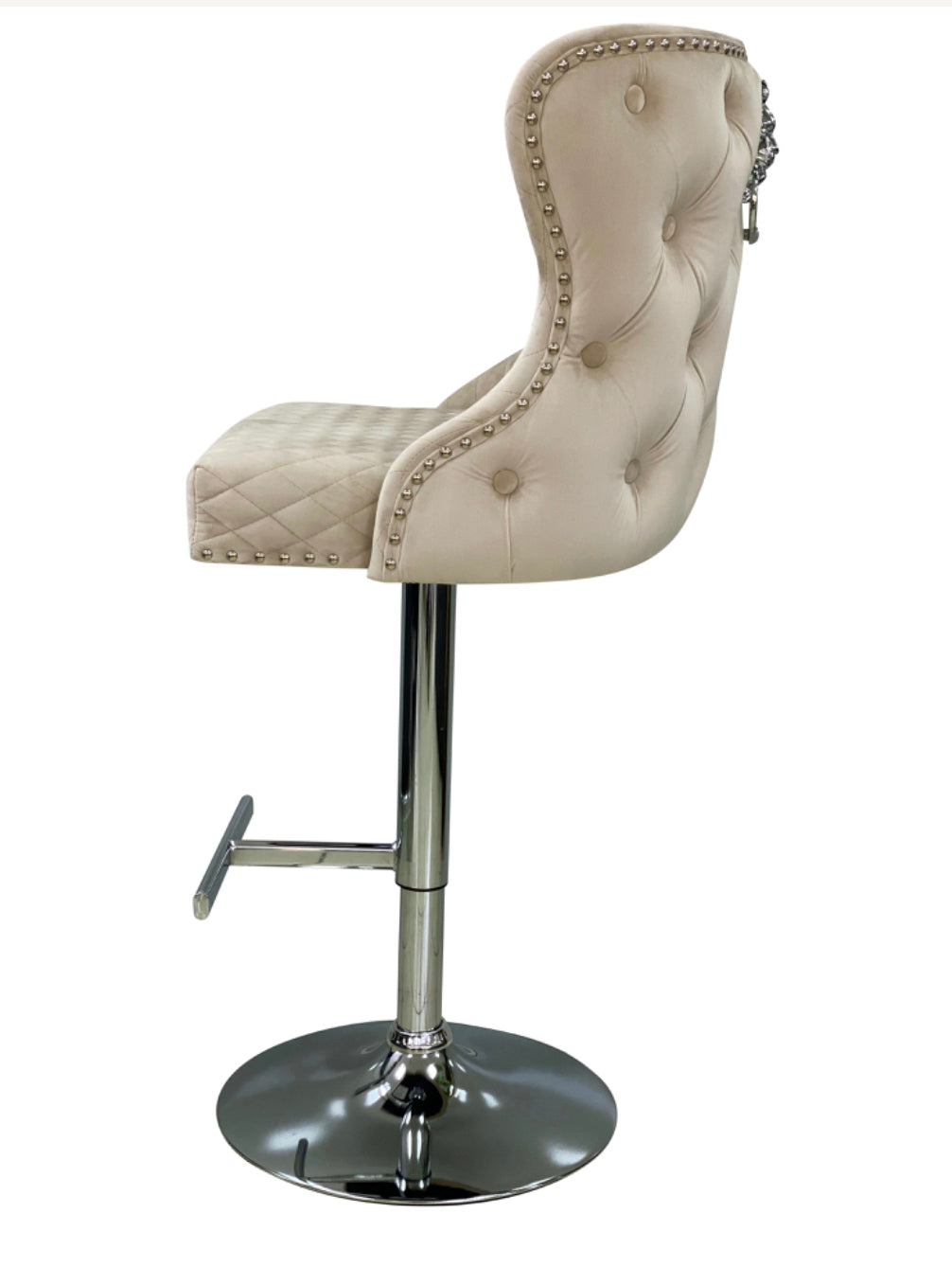 Valentino Mink Lion Knocker Bar stool