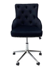 Majestic Black Office Lion Knocker Chair