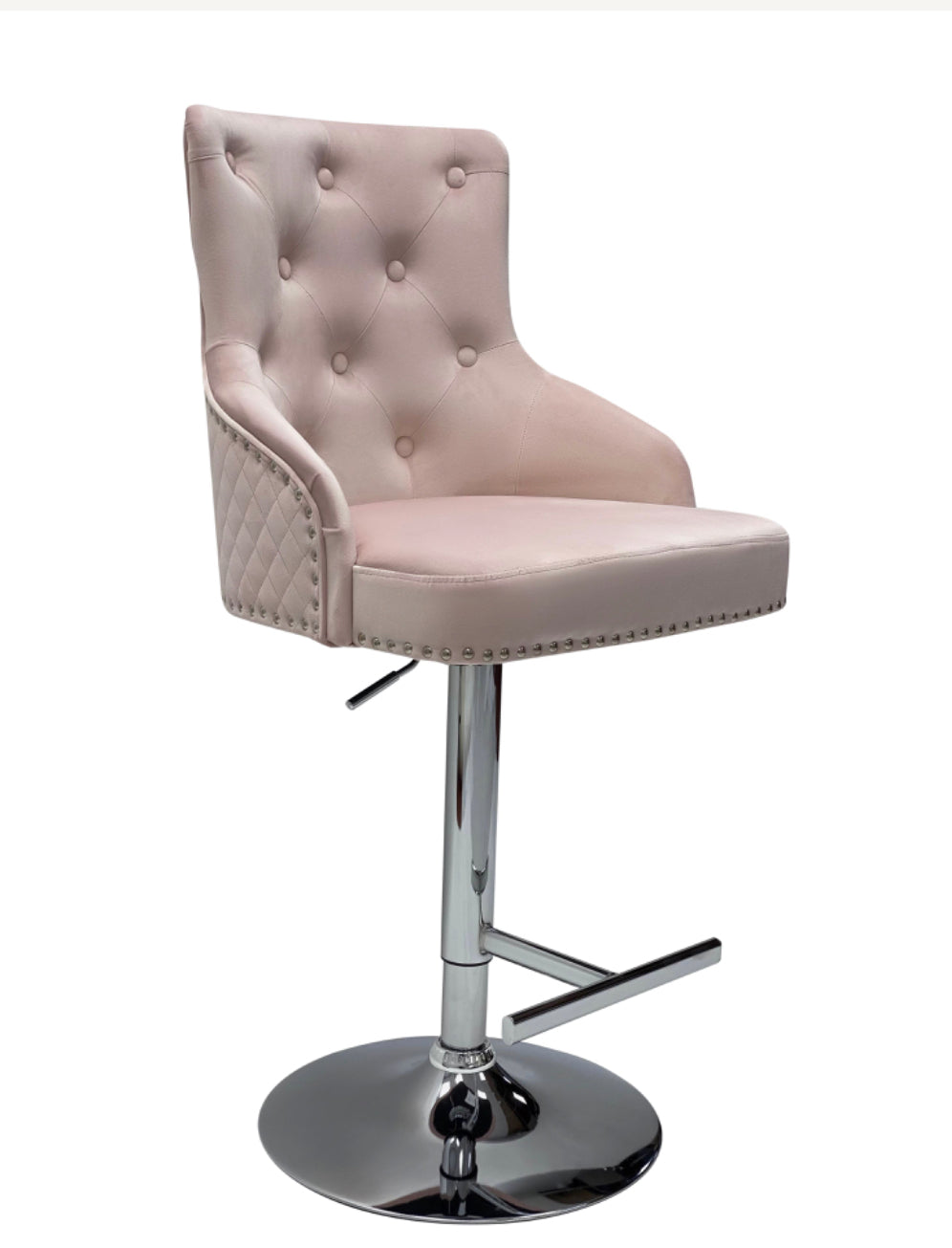 Majestic Pink Lion Knocker Bar Stool