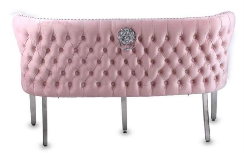 Valentino Pink  Bench Matching With Valentino & Majestic & Sofia Chairs
