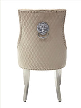 Louise Table With 4 Majestic Lion Knocker Chairs & Majestic Bench