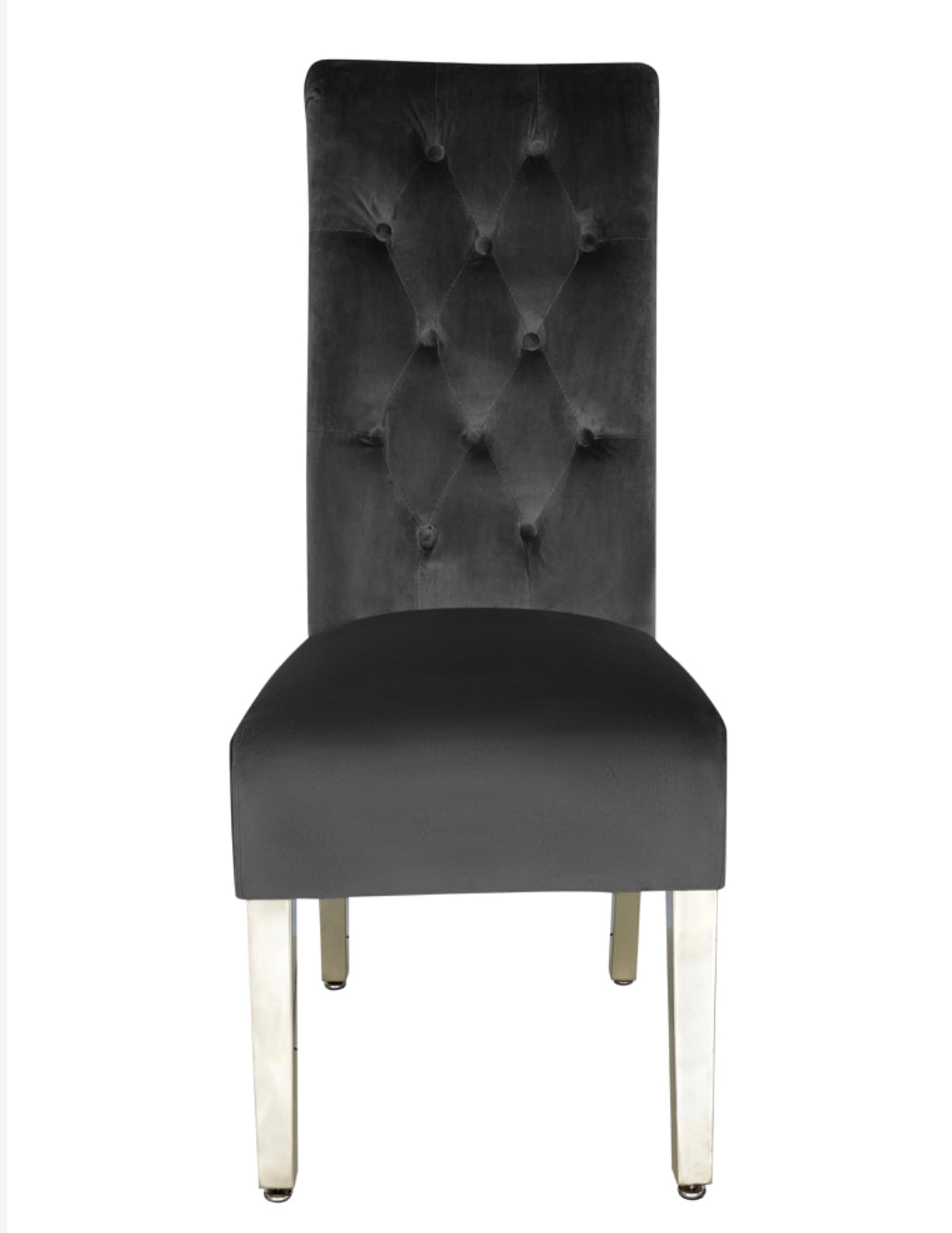 Sofia Dark Grey Lion Knocker Chair