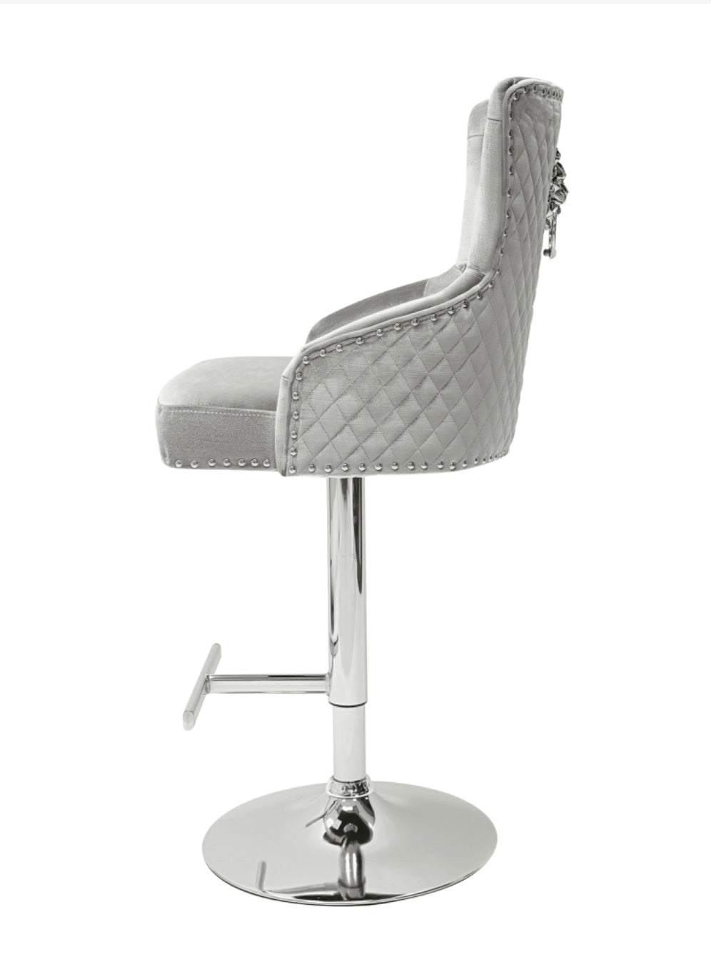 Majestic Silver Bar Stool