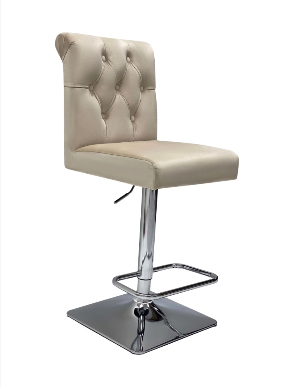 Sofia Mink Lion Knocker Bar Stool Match With Sofia & Majestic Chairs