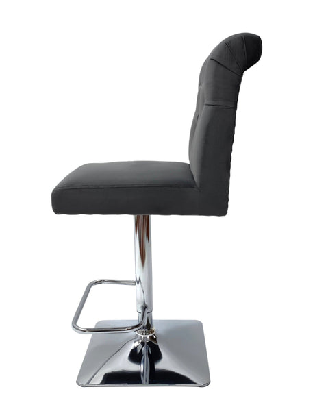 Sofia Dark Grey Lion Knocker Bar Stool Match With Sofia & Majestic Chairs