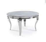 Louis 130x130cm Marble Round Table