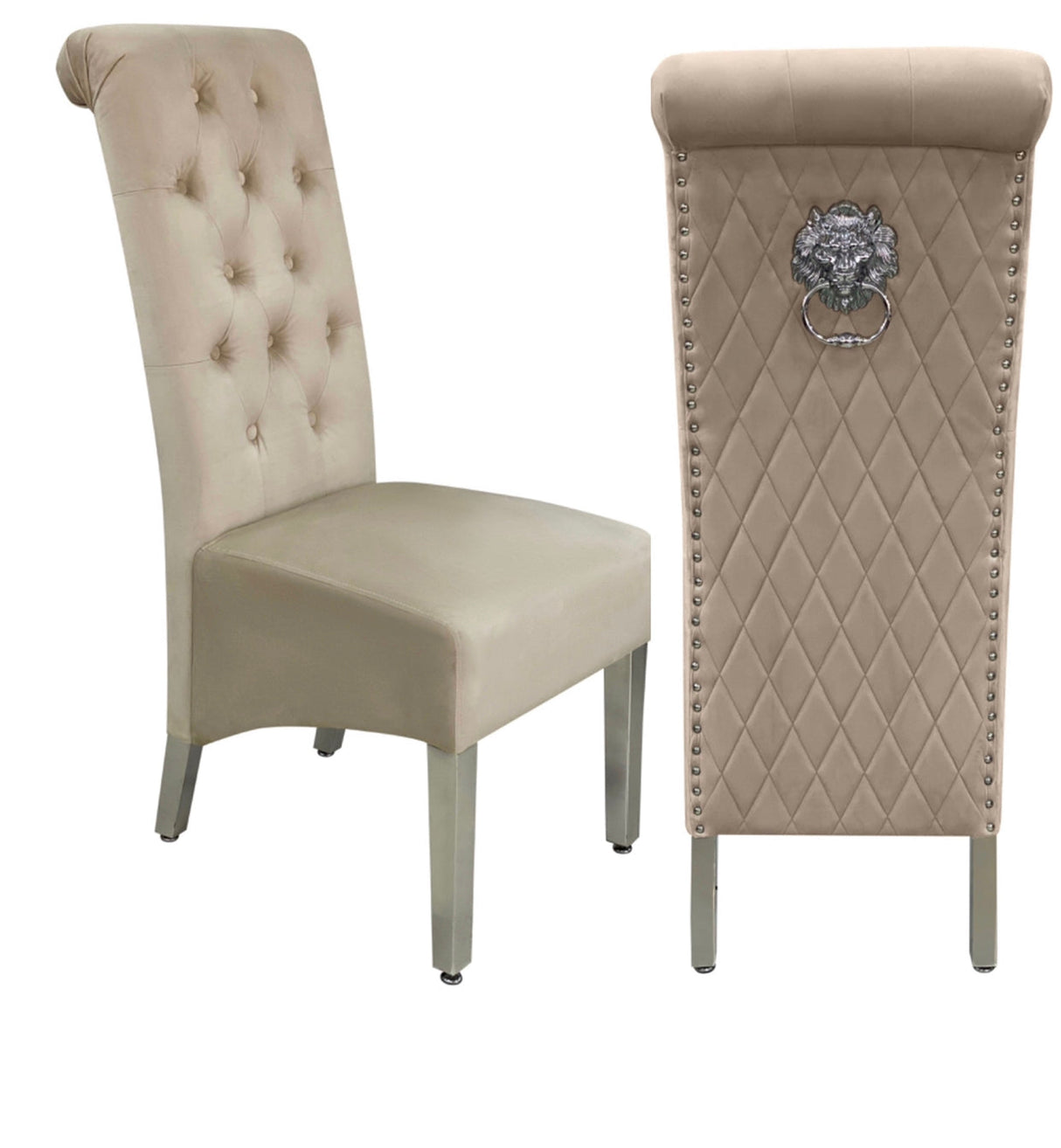 Ariel Marble Dining Table Light Grey   With Emma Dark Grey Chairs
